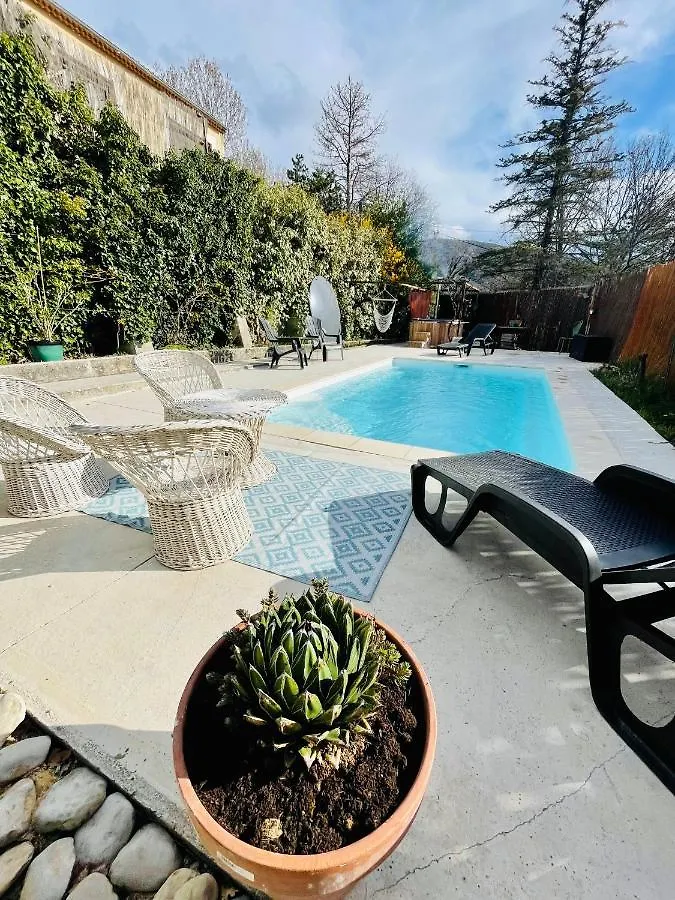 Cabanon Aloe Avec Piscine Chauffee & Bain Nordique Villa Veaux Holiday home